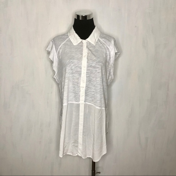 Anthropologie Tops - Anthropologie Mixed Media Top